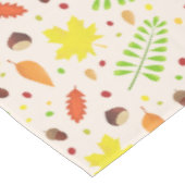 Schattige herfst met kleurrijke bladeren en noten tafelkleed (Gekanteld)