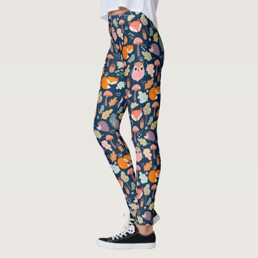 Schattige Herfst patroon Leggings (Links)