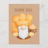 schattige Herfst Seizoensgebonden bakkoepel voegt  Briefkaart (Voorkant)