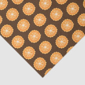 schattige Herfst Seizoensgebonden pompoentaart bet Tissuepapier (Detail)