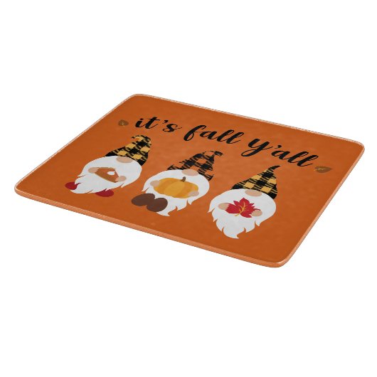 schattige Herfst Seizoenshandschoenen Knipper Snijplank (Hoek)