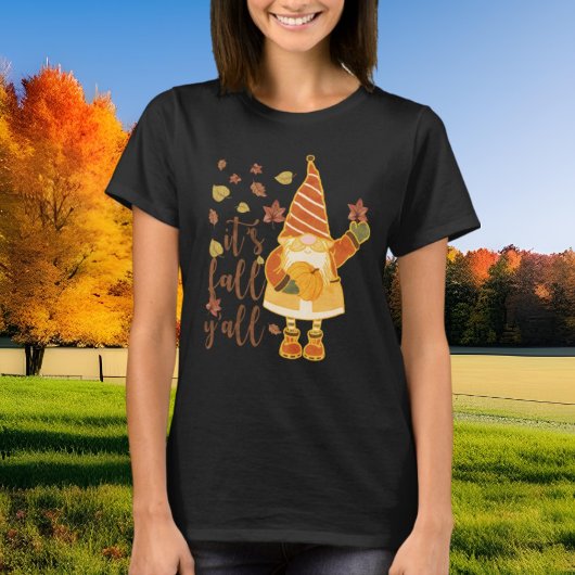 schattige Herfst Seizoenskoepel T-shirt