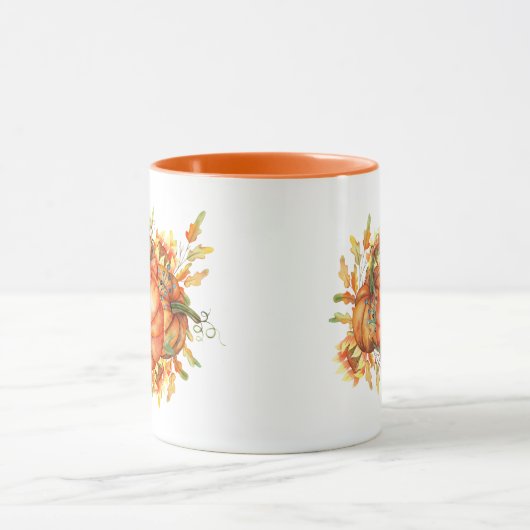 schattige Herfst Seizoenspompoen Mok (Midden)