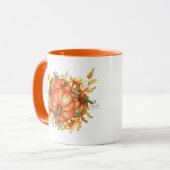 schattige Herfst Seizoenspompoen Mok (Voorkant links)