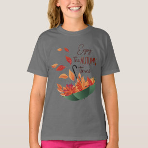 Schattige herfst Zoete herfst/ Paraplu T-shirt