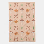 Schattige herfstboegpatroon theedoek (Verticaal)