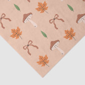 Schattige herfstboegpatroon tissuepapier (Detail)