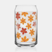 Schattige Herfstkabouter en Herfstbladeren Glas Ca (Achterkant)