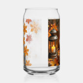 Schattige Herfstkabouter en Herfstbladeren Glas Ca (Rechts)