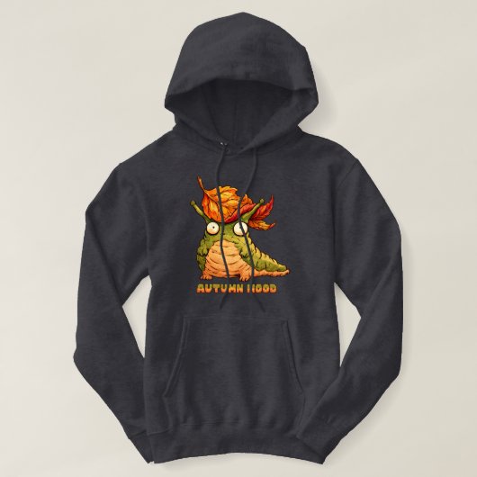 Schattige herfstslijkgestalte herfststemming hoodie (Design voorkant)