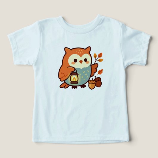 Schattige herfstuil (Design voorkant)