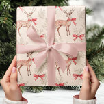 Schattige hert met Red Bow Neutral Christmas Cadeaupapier<br><div class="desc">Voeg een vleugje charme toe aan uw kerstcadeaus met dit Schattigee hert met Red Bow Neutral Christmas Wrapping Paper. Met een schattig hertenpatroon in zachte, neutrale tinten, elk versierd met een feestelijke rode strik, combineert dit inpakpapier perfect een schattig en gezellig kerstthema. Het neutrale palet maakt het veelzijdig voor elk...</div>