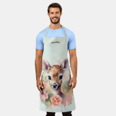 Schattige hert omgeven door Rozen Schort (Gedragen)