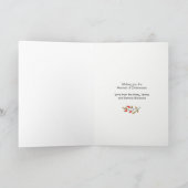 Schattige Herten en konijn vrienden Kerst Kaart (Binnen)