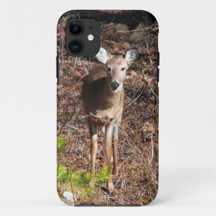 Schattige herten in het bos Natuurfotografie iPhone 11 Hoesje