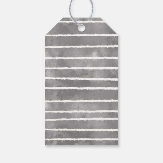 Schattige Herten Thema Geslacht Neutraal Winter Ba Cadeaulabel (Achterkant)