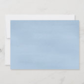 Schattige Het is een Boy Blue Baby shower Custom Kaart (Achterkant)