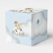 Schattige "Het is een jongen!" Baby shower of Doua Bedankdoosjes (Voorkant Zijde)
