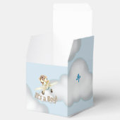 Schattige "Het is een jongen!" Baby shower of Doua Bedankdoosjes (Geopend)