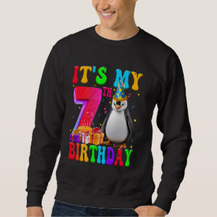 Schattige Het is mijn 7e verjaardag 7 jaar oude pi Trui