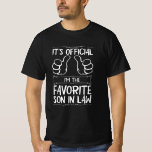 Schattige Het is officieel Ik ben de favoriete sch T-shirt