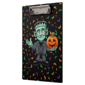 Schattige, het monster van cartoon Frankenstein Klembord (Links)