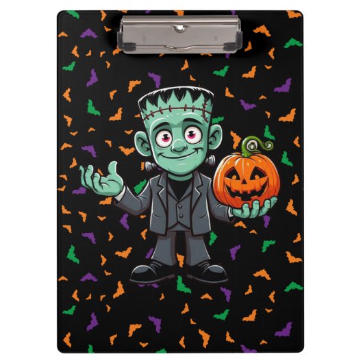 Schattige, het monster van cartoon Frankenstein Klembord (Voorkant)