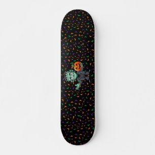 Schattige, het monster van cartoon Frankenstein Persoonlijk Skateboard