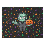 Schattige, het monster van cartoon Frankenstein Tafelkleed (Voorkant (Horizontaal))