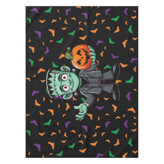 Schattige, het monster van cartoon Frankenstein Tafelkleed (Voorkant)