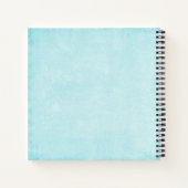 Schattige Hete Luchtballon Waterverf Douche Gasten Notitieboek (Achterkant)