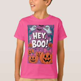 Schattige Hey Boo Funny Ghost Halloween T-shirt