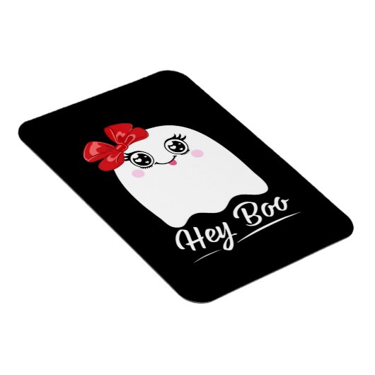 Schattige Hey Boo Halloween Magneet (Rechterzijde)