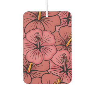 Schattige hibiscuspatroon luchtverfrisser