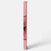 Schattige hibiscuspatroon samsung galaxy hoesje (Linkerkant)