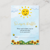 Schattige hier komt het Baby shower van de Zoon Informatiekaartje (Voorkant)