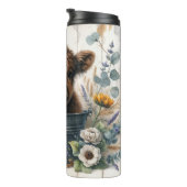 Schattige Highland Koe Lover Gift Boerderij Thermosbeker (Geroteerd rechts)