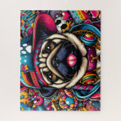 Schattige Hip Hop Poot Legpuzzel (Verticaal)