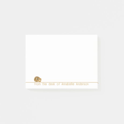 Schattige Hippie Kat Gepersonaliseerde Notities Post-it® Notes (Voorkant)