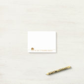 Schattige Hippie Kat Gepersonaliseerde Notities Post-it® Notes (Op bureau)