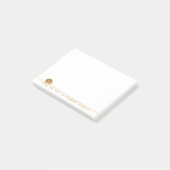 Schattige Hippie Kat Gepersonaliseerde Notities Post-it® Notes (Schuin)