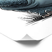 Schattige Hippo Beste Vrienden Muurkunst Perfect Poster (Hoek)