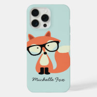 Schattige hipster rode vos