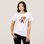 Schattige Hitotsume-kozo Yokai Tri-Blend Shirt (Voorkant volledig)