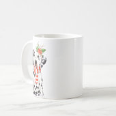 Schattige Holiday Dalmatian Fancy Mok van het Manu (Voorkant links)