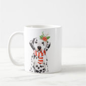 Schattige Holiday Dalmatian Fancy Mok van het Manu (Links)