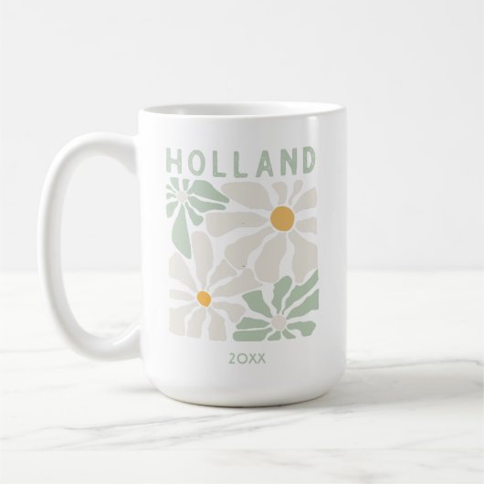 Schattige Holland Floral Koffiemok (Links)