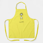 Schattige Home EC Leraar Familie Consumentenwetens Schort (Voorkant)