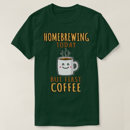 Schattige Homebrewing T-shirt (Design voorkant)
