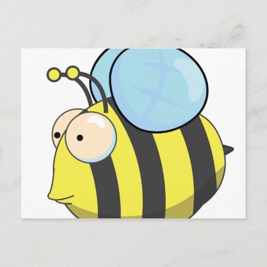 Schattige hommel briefkaart (Voorkant)